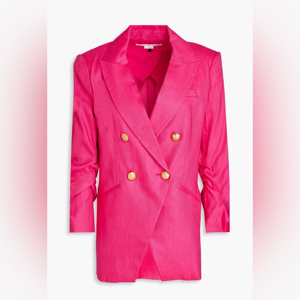 Veronica Beard Hirish Dickey Double Breasted Blazer